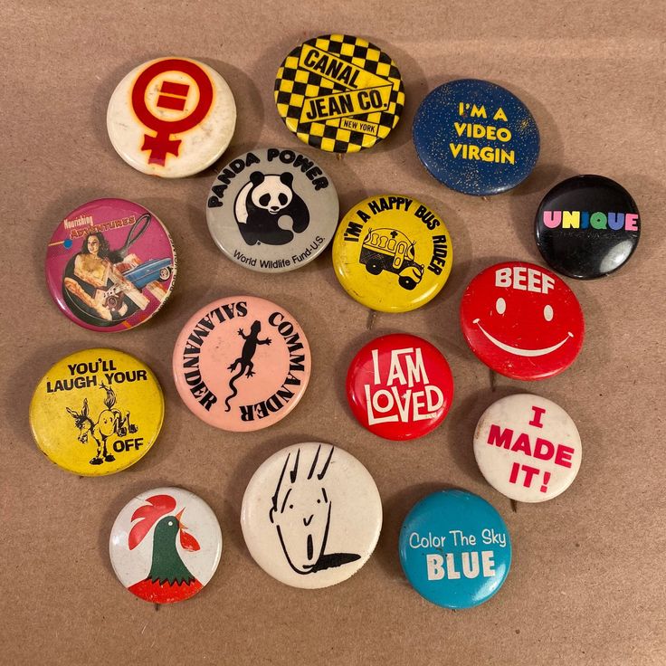 custom pin buttons